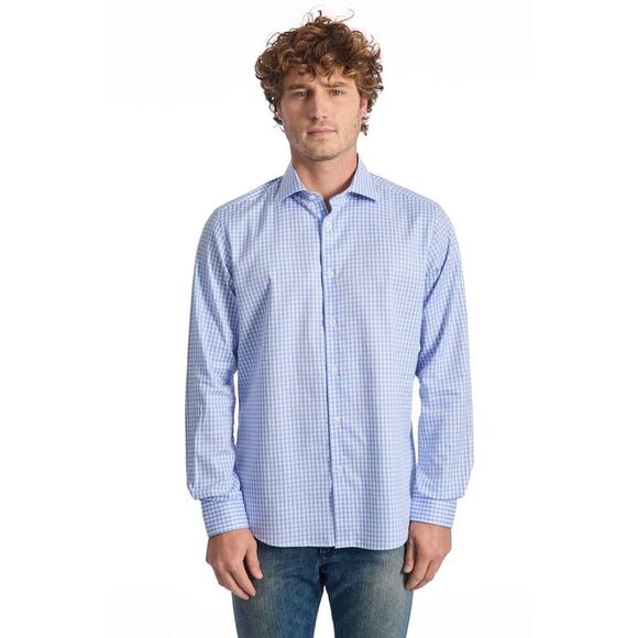 Baldinini Trend Other - Baldinini Trend Light Blue Cotton Men's Shirt